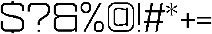 Ethere S Regular Expanded otf (400) Font OTHER CHARS