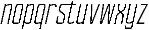 Ethere S Regular Extra Condensed It otf (400) Font LOWERCASE