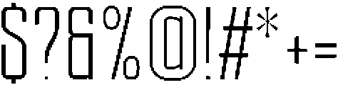 Ethere S Regular Extra Condensed otf (400) Font OTHER CHARS