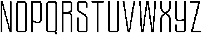 Ethere S Regular Extra Condensed otf (400) Font UPPERCASE