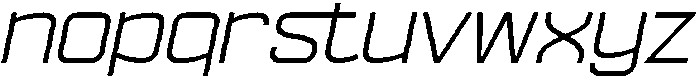 Ethere S Regular Extra Expanded It otf (400) Font LOWERCASE