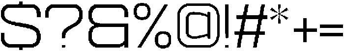 Ethere S Regular Extra Expanded otf (400) Font OTHER CHARS