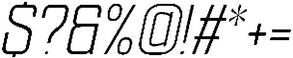 Ethere S Regular SemiCondensed It otf (400) Font OTHER CHARS