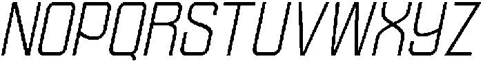 Ethere S Regular SemiCondensed It otf (400) Font UPPERCASE