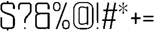 Ethere S Regular SemiCondensed otf (400) Font OTHER CHARS