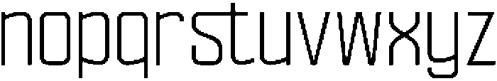 Ethere S Regular SemiCondensed otf (400) Font LOWERCASE
