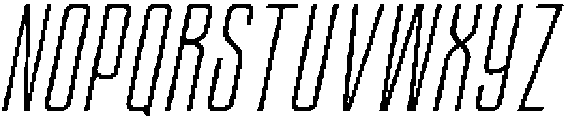 Ethere S Regular Ultra Condensed It otf (900) Font UPPERCASE