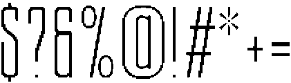 Ethere S Regular Ultra Condensed otf (900) Font OTHER CHARS