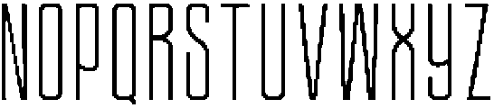 Ethere S Regular Ultra Condensed otf (900) Font UPPERCASE