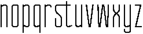 Ethere S Regular Ultra Condensed otf (900) Font LOWERCASE