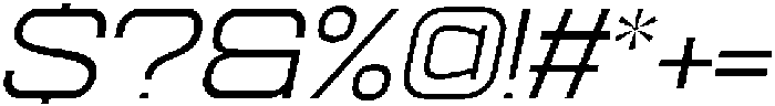 Ethere S Regular Ultra Expanded It otf (900) Font OTHER CHARS