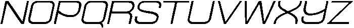 Ethere S Regular Ultra Expanded It otf (900) Font UPPERCASE