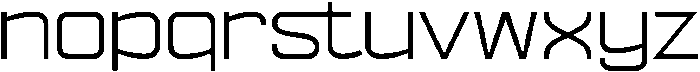 Ethere S Regular Ultra Expanded otf (900) Font LOWERCASE