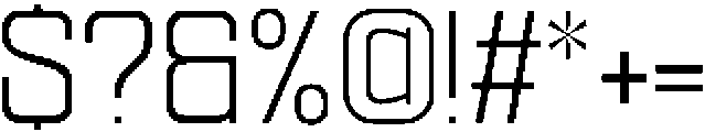 Ethere S Regular otf (400) Font OTHER CHARS