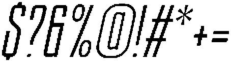 Ethere S Semi BoldUltra Condensed It otf (600) Font OTHER CHARS