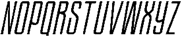 Ethere S Semi BoldUltra Condensed It otf (600) Font UPPERCASE