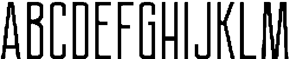 Ethere S Semi BoldUltra Condensed otf (600) Font UPPERCASE