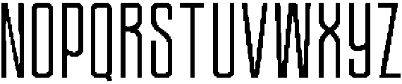 Ethere S Semi BoldUltra Condensed otf (600) Font UPPERCASE