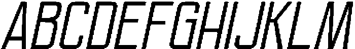 Ethere S SemiBold Condensed It otf (600) Font UPPERCASE