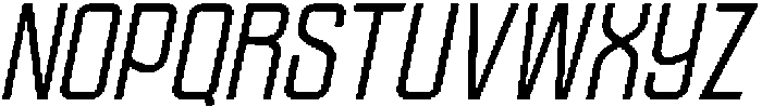 Ethere S SemiBold Condensed It otf (600) Font UPPERCASE
