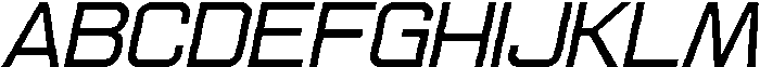 Ethere S SemiBold Expanded It otf (600) Font