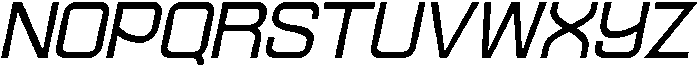 Ethere S SemiBold Expanded It otf (600) Font UPPERCASE