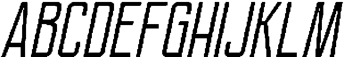 Ethere S SemiBold Extra Condensed It otf (600) Font UPPERCASE