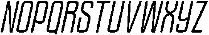 Ethere S SemiBold Extra Condensed It otf (600) Font UPPERCASE