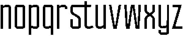 Ethere S SemiBold Extra Condensed otf (600) Font LOWERCASE