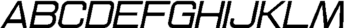 Ethere S SemiBold Extra Expanded It otf (600) Font UPPERCASE