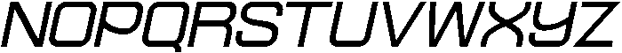 Ethere S SemiBold Extra Expanded It otf (600) Font UPPERCASE