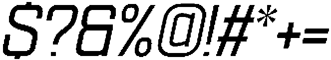 Ethere S SemiBold It otf (600) Font OTHER CHARS