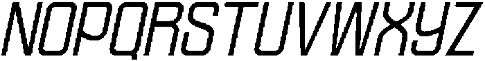 Ethere S SemiBold SemiCondensed It otf (600) Font UPPERCASE