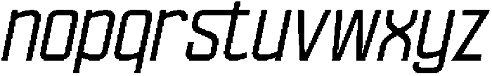 Ethere S SemiBold SemiCondensed It otf (600) Font LOWERCASE
