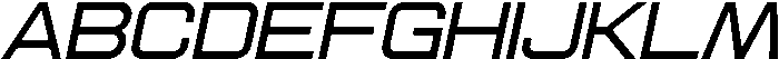 Ethere S SemiBold Ultra Expanded It otf (600) Font UPPERCASE