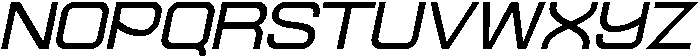 Ethere S SemiBold Ultra Expanded It otf (600) Font UPPERCASE