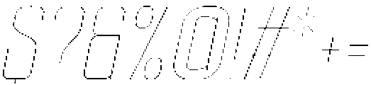Ethere S Thin Condensed it otf (100) Font OTHER CHARS