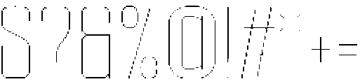 Ethere S Thin Condensed otf (100) Font OTHER CHARS