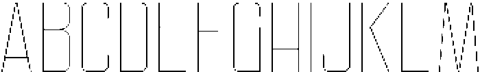Ethere S Thin Condensed otf (100) Font UPPERCASE
