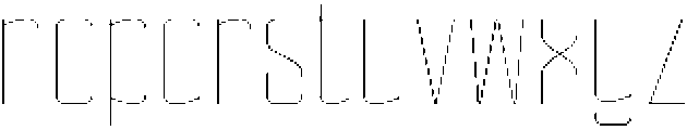 Ethere S Thin Condensed otf (100) Font LOWERCASE