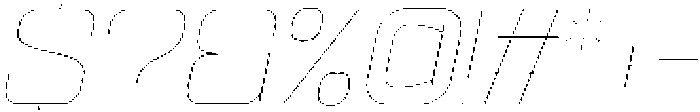 Ethere S Thin Expanded It otf (100) Font OTHER CHARS