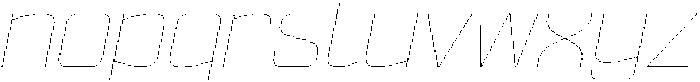 Ethere S Thin Expanded It otf (100) Font LOWERCASE