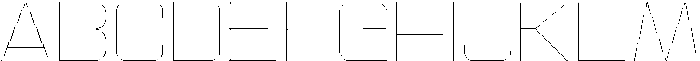 Ethere S Thin Expanded otf (100) Font UPPERCASE