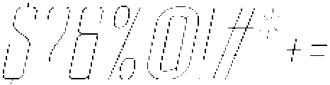 Ethere S Thin Extra Condensed It otf (100) Font OTHER CHARS