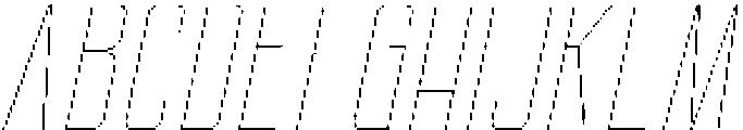 Ethere S Thin Extra Condensed It otf (100) Font UPPERCASE