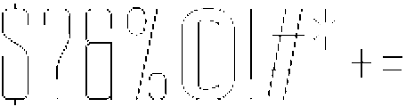 Ethere S Thin Extra Condensed otf (100) Font OTHER CHARS