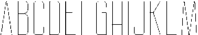Ethere S Thin Extra Condensed otf (100) Font UPPERCASE
