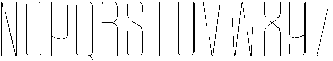 Ethere S Thin Extra Condensed otf (100) Font UPPERCASE