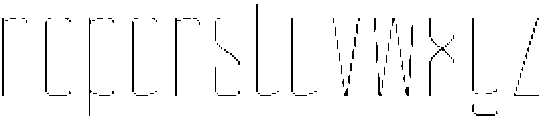 Ethere S Thin Extra Condensed otf (100) Font LOWERCASE