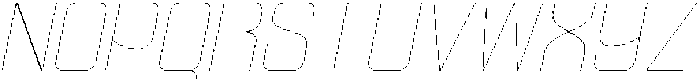 Ethere S Thin Italic otf (100) Font UPPERCASE